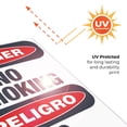thumbnail image 6 of No Smoking Bilingual Sign, OSHA Danger Sign, (SI-3970) 24x36 Corrugated Plastic, 6 of 7