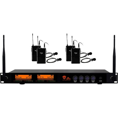 Nady 26326 Quad Digital Wireless Lapel Microphone System price history on PriceWatchPro