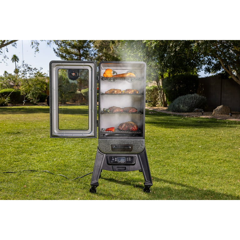  Pit Boss 3 Series Digital Electric Vertical Smoker in Silver  Hammertone : Patio, Lawn & Garden