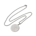 thumbnail image 2 of 304 Stainless Steel Archangel Saint Michael Medal Pendant box Chain Necklaces for Women Stainless Steel color 23.58 inch(59.9cm), 2 of 3