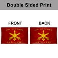 thumbnail image 4 of Dutern Double Sided Air Defense Artillery Flag Banner 3 Ply with Brass Grommets 2x3 Feet, 4 of 4