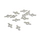 thumbnail image 5 of 100 Piezas de Plata Colgantes Cruz Golpes Resultados de Joyas para la fabricación de 18x10mm, 5 of 9