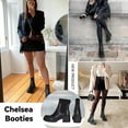 thumbnail image 6 of Women's Chelsea Boots: Fashionable Slip-On Platform Ankle Boots with Lug Sole and Chunky Design, 6 of 13