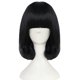 thumbnail image 1 of Peluca corta para cosplay, color negro, 37 cm, alambre de alta temperatura, 1 of 3