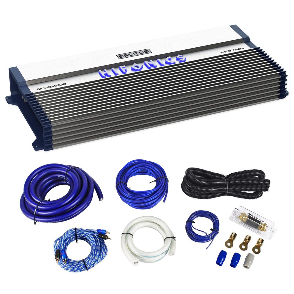 Hifonics BXX2400.1D 2400 Watt RMS Mono Car Amplifier Class D Brutus+Amp