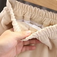thumbnail image 4 of Gpaecead Toddler Girls' Winter Cotton Pants Fleece Pull On Jogger Sweatpant Thick Casual Outerwear Pants Kid's Pants 1-7 Years Beige, 4 of 9