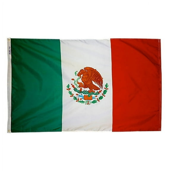 4x6' DURAWAVEZ MEXICO NYLON FLAG CH&G