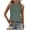 Dark green, variant on Women's printed Round Neck Breathable Vest