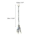 thumbnail image 2 of Unique Bargains 1 Pc Braid Scarves Handbag Strap for Travelling Blue Alloy Polyester, 2 of 5
