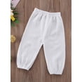 thumbnail image 4 of Dewadbow Baby Kids Girls Boys Cotton Wrinkled Bloomers Trousers Legging Pants, 4 of 4