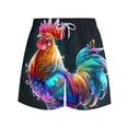 thumbnail image 6 of Luxalzxs Funny Chicken Mens Swim Trunks, Rooster Swimming Trunk for Men, Beach Shorts, Mens Swim Shorts Fashion Quick-Dry Beach Board Shorts, 6 of 6