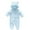 Light Blue, variant on Utoimkio Big Girl Jumpsuit Plus Size Toddler Baby Boys Girls Color Plush Cute Bear Ears Winter Keep Warm Jumpsuit Romper