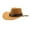 Yellow, variant on Fgnfyis Mens Cowboy Hat Men's Western Cowboy Style Jazz Bowler Hat for Performances Khaki