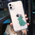thumbnail image 1 of Iphone 11 Case Cartoon Animal Dinosaur Couple Phone Case For iPhone 13 Pro Max 12 11 X XS XR 7 8 Plus SE Transparent Soft Shockproof Cover, 1 of 6