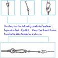 thumbnail image 3 of M4 304 Stainless Steel Rings Welded Closed Screw Rod Eye Bolts Co, 3 of 5