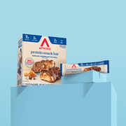 Atkins Snack, Protein Snack Bar, Caramel Chocolate Nut Roll Bars, 7g of Protein, 5 Count