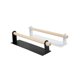thumbnail image 5 of Portarrollos de papel autoadhesivo sin perforaciones, toallero de madera, estante colgante para cocina y baño, envío rápido, color negro, 5 of 8
