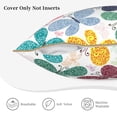 thumbnail image 5 of Kll Colorful Butterflies Decorative Throw Pillow Covers Velvet Soft For Couch Sofa Bedroom Living Room Outdoor -16"X16", 5 of 8