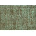 thumbnail image 1 of Ahgly Company Machine Washable Indoor Rectangle Persian Turquoise Blue Traditional Area Rugs, 6' x 9', 1 of 4