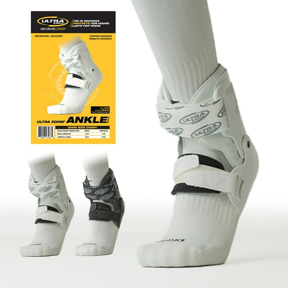 Ultra Zoom Ankle Brace – Hinge Design Promotes Faster Healing and Accelerated Recovery with Natural Protected Movement to promote Early Activity Aft