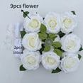 thumbnail image 3 of Decoración de coche de boda, cabeza de coche, flores, suministros para bodas, diseño principal del coche de boda, simulación creativa, flores de bienvenida, decoraciones de caravanas, 3 of 6