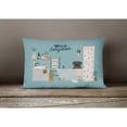 thumbnail image 4 of Carolines Treasures CK7428PW1216 Black Pug in Bathtub Canvas Fabric Decorative Pillow 12H x16W multicolor, 4 of 4