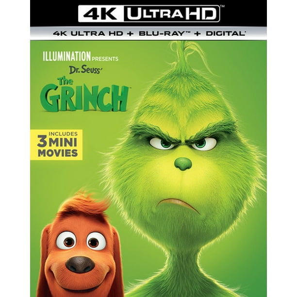 Dr Seuss The Grinch 4k Ultra Hd Blu Ray Digital Copy Walmart Com