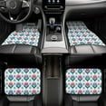 thumbnail image 7 of Naloa Tulips Flowers Car Foot Mat Set of 4 Pieces - Universal Floor Liner Neoprene Full Set Floor Mats for Cars Trucks SUV, 7 of 7