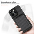 thumbnail image 2 of Decase Magnetic Wallet Case For Apple iPhone 15 Plus 6.7",Compatible 2 in 1 with Back Card Holder Detachable flip Classic PU Leather Rugged Slim Cover for Women Men - Black, 2 of 5