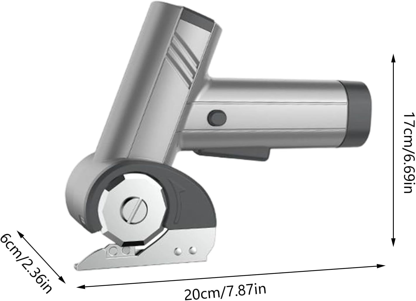 CLIQKWEN Rechargeable High-Speed Cardboard Cutter - 2000mAh Electric Box Cutter with LED Light, 4V Heavy Duty Utility Knife for Paper Fabric Carpet Craft Sewing Work