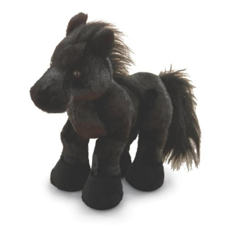 Webkinz Black Stallion Friesian SEALED TAG NEW Retired Plush Horse