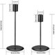 thumbnail image 2 of 2 pcs Candle Holders for Candles, 2 of 4