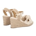 thumbnail image 3 of Sandalia De Plataforma Confort Con Yute Natural Lona Curry Premium Beige Para Mujer, 3 of 5