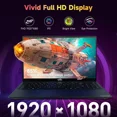 thumbnail image 3 of 15.6" IPS FHD-Business-Laptop Windows 11 Intel 6 Core i3-1215U 32GB RAM 1TB SSD (Up to 4.4GHz) Laptop-Computer with Fingerprint Backlit Keyboard 65W Type C Wi-Fi 6 Numpad, 3 of 8