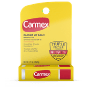 Carmex Classic Medicated Lip Balm Stick, Lip Moisturizer, SPF 15, 1 Count