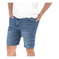 thumbnail image 2 of Bermuda de mezclilla para hombre corte moderno stretch cómoda y ligera ideal para uso diario verano o salidas casuales con diseño versátil combinable con todo CHB Chili Beans talla 37, 2 of 5