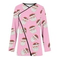 thumbnail image 5 of Antqov Womens Cardigan, Christmas Print Open Front Cardigans with Notched Lapel, Daily Trendy Relaxed Lightweight Comfy Casual Cardigan Jackets, 5 of 7