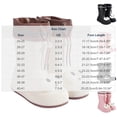 thumbnail image 3 of Cute Rain Boots for Women Big Eye Drawstring Cuff Mid Calf Rain Boots Waterproof Windproof Adjustable Slip On Garden Work Footwear, 3 of 6