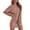 Misty Rose, variant on Women's Nightgown Long Sleeve Ribbed Knit Nightshirt Round Neck Sleep Shirt Soft Sweater Dress