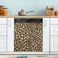 thumbnail image 5 of IAUYY Magnetic decorative sticker - 23x26 Inch PVC Refrigerator Decorative Cover, Removable DIY Art for Kitchen Appliances Yellow Leopard Print, 5 of 6