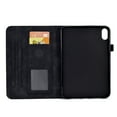 thumbnail image 3 of Allytech For iPad mini (6th Generation) Case,Shockproof Premium PU Leather Folio Stand Pocket, Auto Sleep/Wake,Lightweight Embossed Card Slot Wallet Case for iPad mini 6,Black, 3 of 6