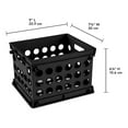 thumbnail image 4 of Sterilite 16959012 Ensemble de Mini Caisses de Rangement Empilables, Noir, Lot de 24, 4 of 6