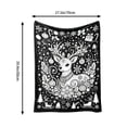 thumbnail image 6 of Christmas DIY Coloring Throw Blanket, Flannel Xmas Pattern Blanket for Kids Adults Home Decor, 6 of 7