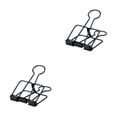 thumbnail image 3 of stanreset 1/2/3 20 Pieces Metal Paper Clip Anti-rust Unfading Solid Color Replacement Home Office File Examination Papers Clips Black 32mm 2PCS, 3 of 6