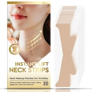 Neck Wrinkle Patches, Neck Lift Tape, Neck Firming and Tightening, Improve Neck Fine Lines & Wrinkles, 20 Patches