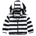 thumbnail image 1 of Gibobby Chamarra acolchada para niñasNiños pequeños, niñas, invierno, manga larga, , vellón, , grueso, cálido, con capucha, tops, chaqueta de abrigo(Negro, 6-12 Meses), 1 of 4
