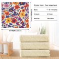 thumbnail image 6 of Yayeee 6 Pack Kitchen Dish Cloths for Washing Dishes Soft Absorbent Microfiber Towels, Colorful Flowers Pattern, 6 of 9