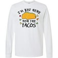 thumbnail image 3 of Inktastic I'm Just Here for the Tacos Cinco De Mayo Long Sleeve T-Shirt, 3 of 5