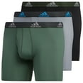 thumbnail image 2 of Adidas Performance Underwear Men's Medium Black Mesh Boxer Briefs 3-Pack ERK1770, 2 of 5