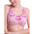 thumbnail image 4 of BIMEI Women's Post Surgery Mastectomy Bra with Pockets Surgical Lace Contour with a Full Profile Wire Free Fashion Everyday Bra 8466,Pink,40B, 4 of 7